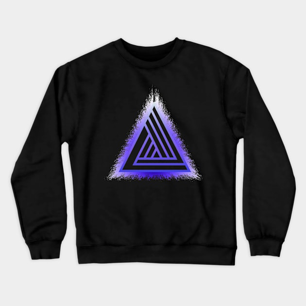 Power Wielders triad Logo Burst Crewneck Sweatshirt by Power Wielders